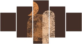 Obraz - Pomarańczowe łuki N⁰2 (125x70 cm)