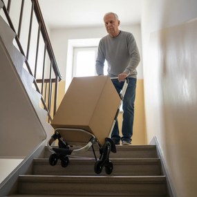Jurhan Torba na zakupy na kółkach do schodów COMFORT, 50l, szara