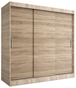 Szafa przesuwna 200 cm dąb sonoma - Erco 6X