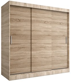 Szafa przesuwna 200 cm dąb sonoma T6-E38