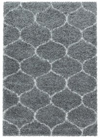 Dywan shaggy Salsa koniczyna szary  60 cm x 110 cm