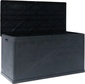 WOOD plastikowa skrzynia ogrodowa 420 L, grafitowa