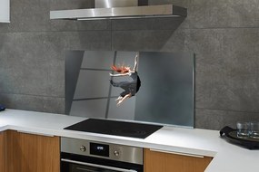 Szklany Panel Elegancja w Czarnej Sukni