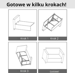 Outsunny sofa z technorattanu z poduszkami