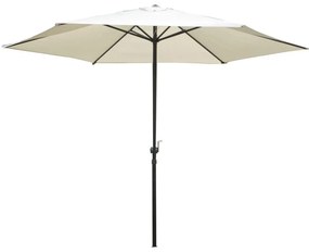 Szary parasol ogrodowy 300x300 cm – Garden Pleasure