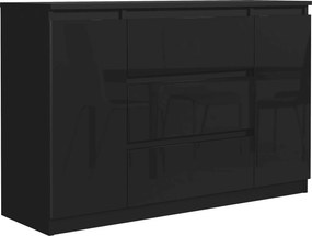 Komoda NUDO 120 cm do Salonu Sypialni Czarny