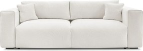 Biała rozkładana/ze schowkiem sofa 265 cm Ezechiel – Bobochic Paris