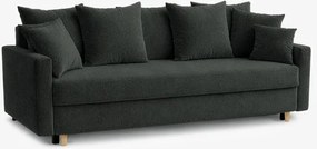 Sofa z Funkcją Spania MARIELA Ciemnoszara Skandynawska