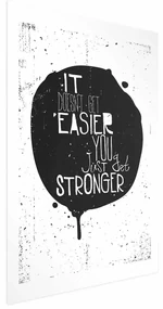 Plakat Stronger 21x30 cm bez ramy z marginesem ARTGEIST B