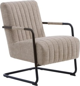 Beżowy fotel Trout – Unique Furniture