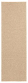 Beżowy chodnik BT Carpet Nature, 80x500 cm
