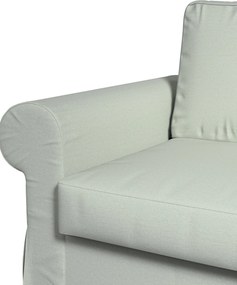 Pokrowiec na sofę Backabro 2-osobową rozkładaną kolor niebieski tkanina strukturalna