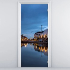 Fototapeta na drzwi - Kanał wodny - Göteborg (95x205cm)