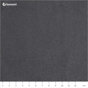 Szare łóżko kontynentalne ze schowkiem 160x200 cm Elva Bold Line – Bonami Selection