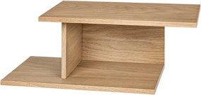 Szafka nocna w dekorze dębu wisząca/z półką w naturalnym kolorze Tann – noo.ma