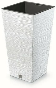 Doniczka FURU SQUARE 24 cm, biały, 24 cm