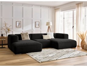 Czarny narożnik Zephyr – Bobochic Paris