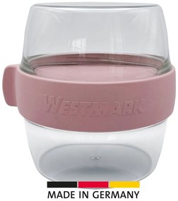 Westmark Dwuczęściowy pojemnik na przekąski MAXI, 700 ml, różowy