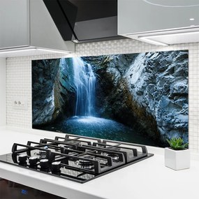 Szkło do Kuchni na Ścianę Kaskada Czystej Wody