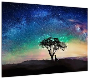 Obraz - Odpoczynek pod gwiazdami (70x50 cm)