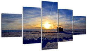 Obraz - krajobraz polarny (125x70 cm)