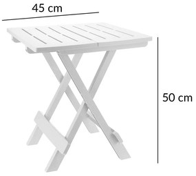 Składany stolik ogrodowy, stolik kawowy na taras ADIGE