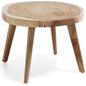 Okrągły stolik z litego drewna munggur ø 65 cm Wellcres – Kave Home