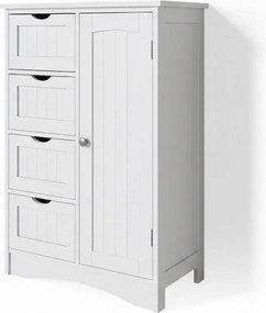 Szafka łazienkowa biały 55x30x81 bianco