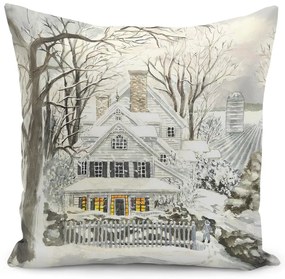 Poszewka na poduszkę ze świątecznym motywem 43x43 cm – Mila Home