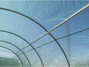 Szklarnia foliowa ogrodowa z drzwiami, 400 x 250 x 200 cm