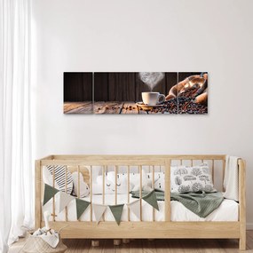 Obraz - Czas na kawę (170x50 cm)
