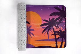 Dywanik łazienkowy antypoślizgowy Dywanik łazienkowy antypoślizgowy Tropikalna plaża