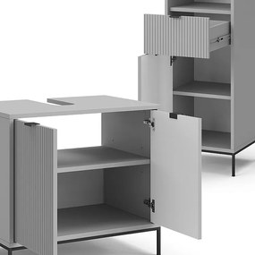 Zestaw mebli łazienkowych szary 70x45x63 eliza