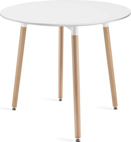 Okrągły stół skandynawski Kami 80 cm