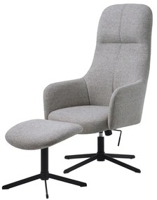 Jasnoszary fotel wypoczynkowy Manning – Unique Furniture