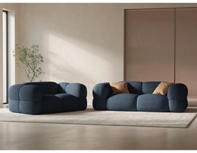 Ciemnoniebieska sofa 210 cm Loretto – Cosmopolitan Design