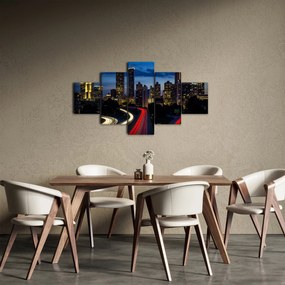 Obraz - Miasto nocą (125x70 cm)