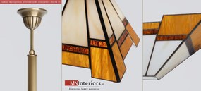 Lampa biurkowa witrażowa O-B1