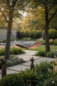 Brązowy hamak z drążkiem G2-G19