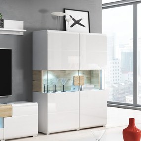 Komoda IBIZA 122 cm do Salonu Sypialni Biały