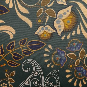 Komplet pościeli TAPUA bawełniana zielona 220x200 cm HOMLA