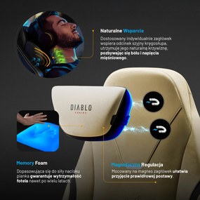 Fotel Diablo X.Eye Prime Broken Gold Normal Size