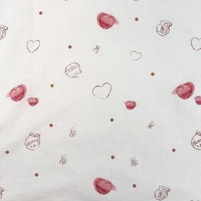 Biała bawełniana pościel dziecięca do łóżeczka 100x135 cm WTP "Birthday party" – Jerry Fabrics