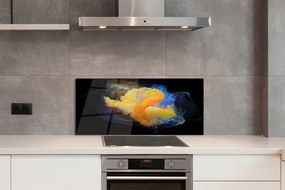 Panel szklany do Kuchni Feeria Kolorowych Fraktali
