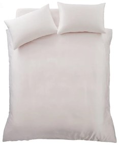 Różowa satynowa pościel dwuosobowa 230x220 cm Silky Soft – Catherine Lansfield