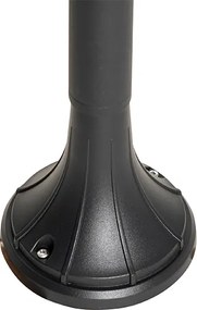 Klasyczna latarnia ogrodowa czarna 125 cm IP44 - Daphne