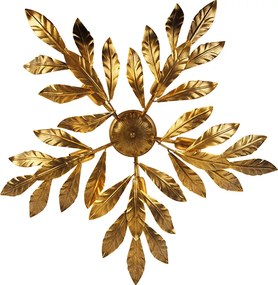 Lampa sufitowa w stylu vintage antyczne złoto 5 świateł - Linden