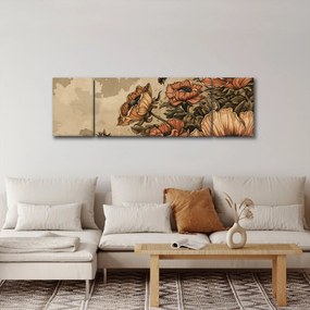Obraz - Bee Meadow II. (170x50 cm)