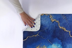 Dywanik antypoślizgowy do łazienki Dywanik antypoślizgowy do łazienki Niebieski marmur