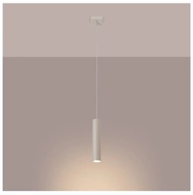 Kremowa lampa wisząca ø 8 cm Castro – Nice Lamps